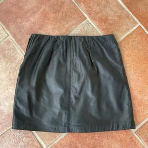 Danier Italian Leather Miniskirt
